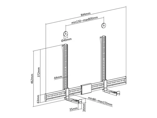 Soporte universal para barra de sonido - Imagen 5