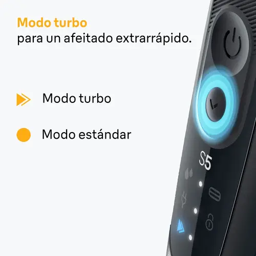 Series 5 52-B1000s Máquina de afeitar de láminas Negro - Imagen 4