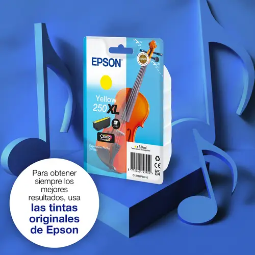 Tinta individual Claria Photo HD 250XL Violin amarillo - Imagen 3