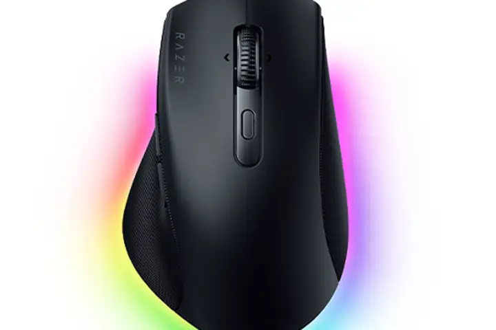 Pro Click V2 ratón Juego mano derecha RF Wireless + Bluetooth + USB Type-C Óptico 30000 DPI