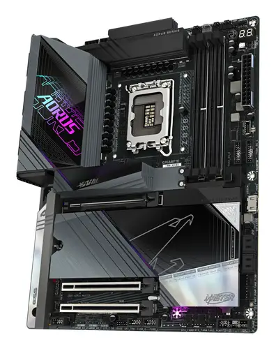 Placa base Z890 AORUS MASTER - Compatible con CPUs Intel Core Ultra (Serie 2), VRM de 18+1+2 fases, hasta 9500MHz DDR5 (OC), 2xPCIe 5.0 + 3xPCIe 4.0, Wi-Fi 7, LAN 10GbE, Thunderbolt 4 - Imagen 4