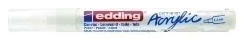 ROTUL.EDDING 5100 ACRYLIC 2-3 mm BLANCO - Pack de 10 unidades