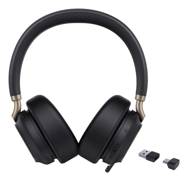BH76 Plus Teams USB-C/A Auriculares Inalámbrico Diadema Llamadas/Música USB Type-C / USB Type-A Bluetooth Negro