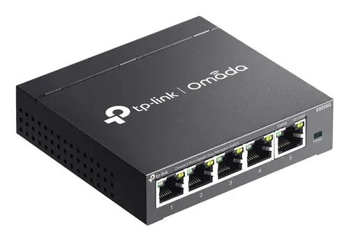 Omada ES205G switch Gestionado Gigabit Ethernet (10/100/1000) Negro - Imagen 4