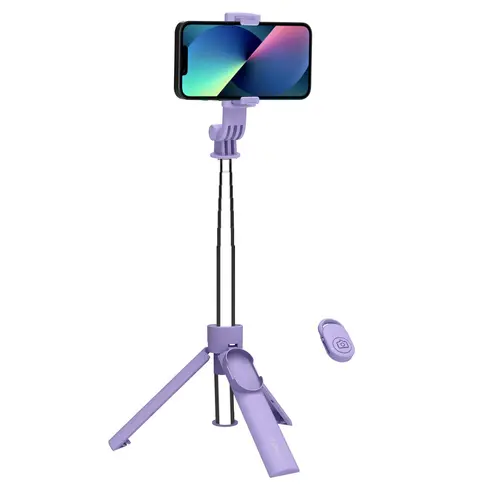 CLICKSFSTICKVL palo para autofotos Smartphone Violeta - Imagen 4