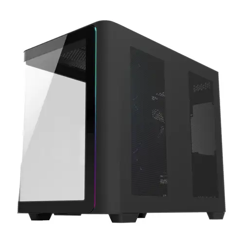 M580-BP Plus Carcasa Midi Tower mITX, mATX Negro ARGB - Imagen 3