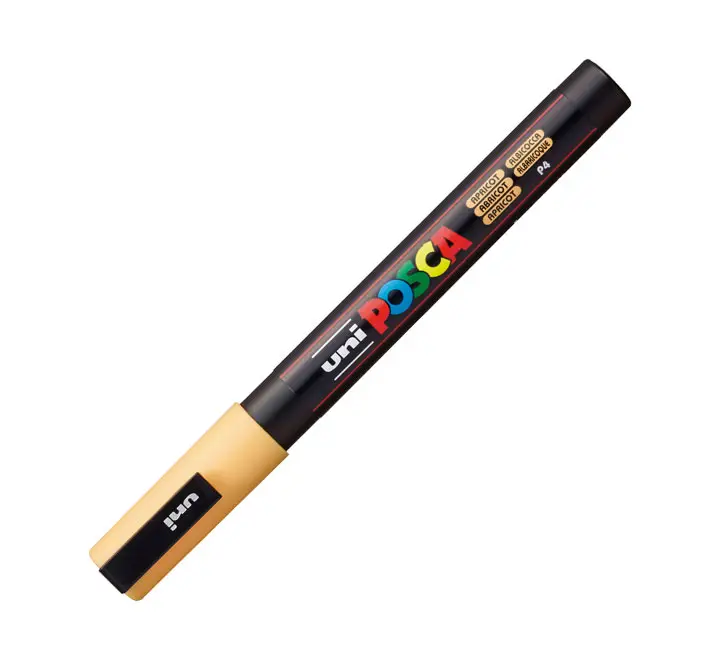 MARCADOR UNI-BALL POSCA PC3M 0.9-1.3MM ALBARICOQUE
