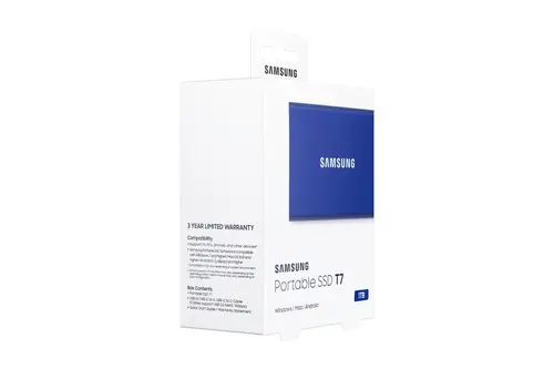 Portable SSD T7 1 TB USB Tipo C 3.2 Gen 2 (3.1 Gen 2) Azul - Imagen 10