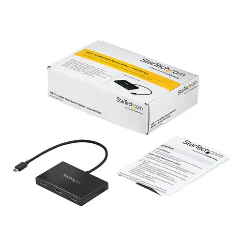 Adaptador Multimonitor de 3 Puertos - Divisor Splitter de Vídeo USB-C a 3x HDMI - Hub MST USB Tipo C a HDMI - 4K 30Hz Doble o 1080p Triple - Compatible con TB3 - Windows - Imagen 6