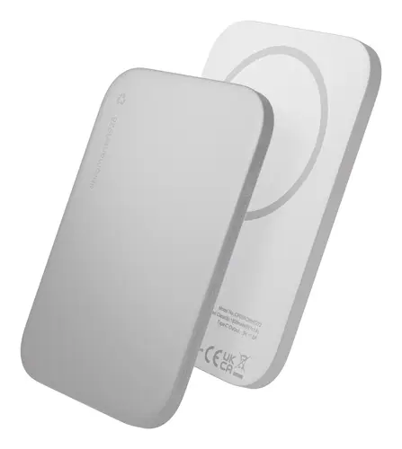 CP03ACWH7272 batería externa 3000 mAh Cargador inalámbrico Aluminio - Imagen 1