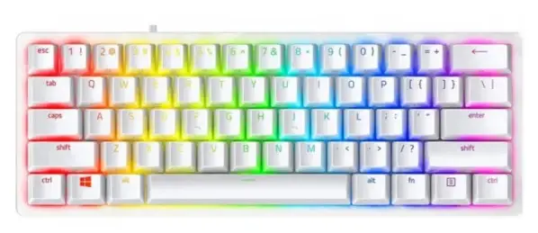 Huntsman V3 Pro Mini teclado Juego USB Blanco