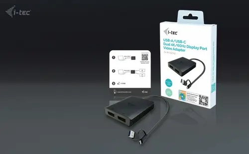 USB-A/USB-C Dual 4K/60 Hz DisplayPort Video Adapter - Imagen 3