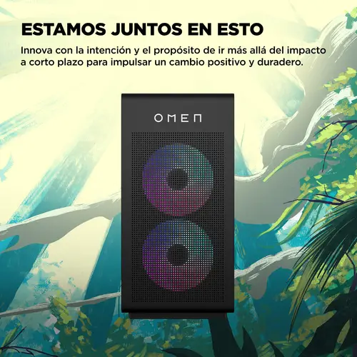 OMEN 35L Gaming Desktop GT16-0099ns PC Intel® Core i5 i5-14400F 32 GB DDR5-SDRAM NVIDIA GeForce RTX 5060 Ti Windows 11 Home Torre AI PC Negro - Imagen 8