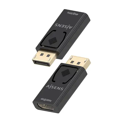 Conversor Displayport A HDMI 4K@30Hz, DP/M-HDMI/H, Negro - Imagen 3