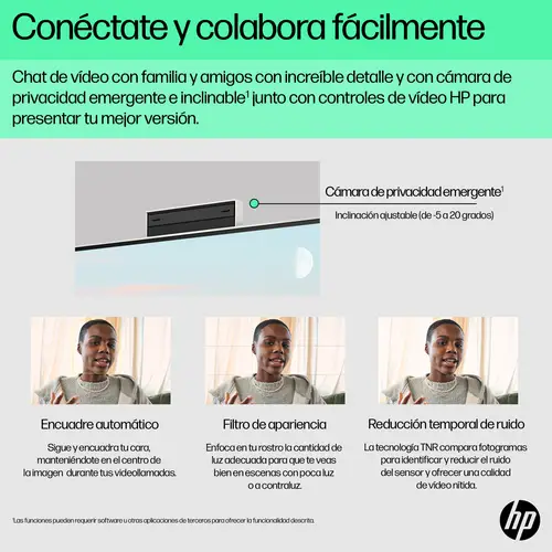 24-cr0138ns PC AMD Ryzen 3 7320U 60,5 cm (23.8") 1920 x 1080 Pixeles PC todo en uno 8 GB LPDDR5-SDRAM 512 GB SSD FreeDOS Wi-Fi 6 (802.11ax) Blanco - Imagen 7