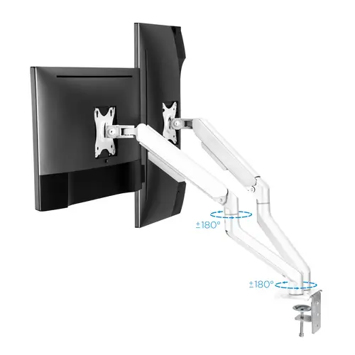 DB4132TNR-W soporte para monitor 81,3 cm (32") Abrazadera/Atornillado Blanco - Imagen 3
