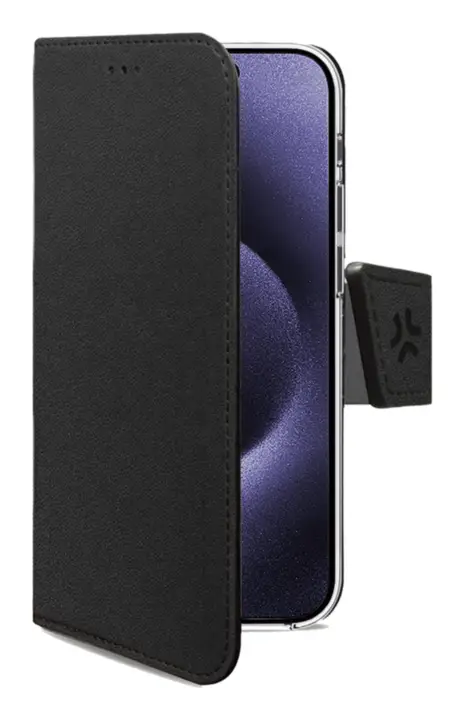 WALLY1081 funda para teléfono móvil 17,5 cm (6.9") Funda cartera Negro