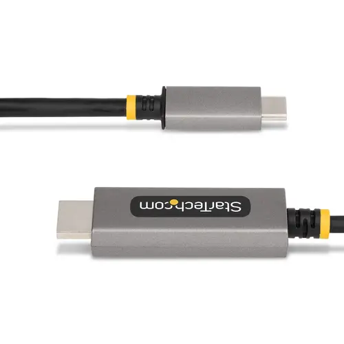 136B-USBC-HDMI213M adaptador de cable de vídeo 3 m USB Tipo C HDMI tipo A (Estándar) Gris - Imagen 4