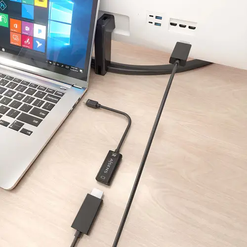 Conversor MINI DP a HDMI 4K@60Hz, MINI DP/M-HDMI/H, Negro, 15cm - Imagen 5
