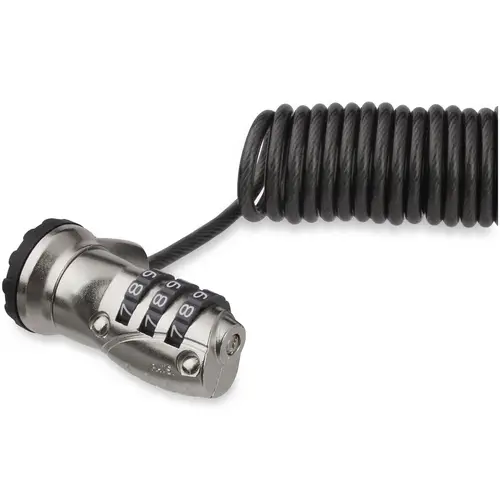 Cable de Seguridad con Combinación para Ordenador Portátil- con Cable Auto Enrrollable - Combinación de 3 Dígitos - Imagen 1