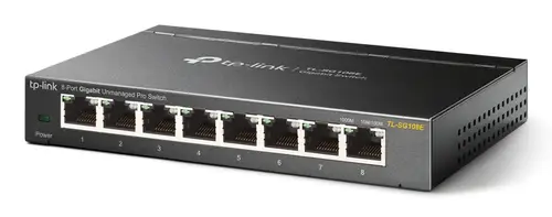 TL-SG108E switch Gestionado L2 Gigabit Ethernet (10/100/1000) Negro - Imagen 2