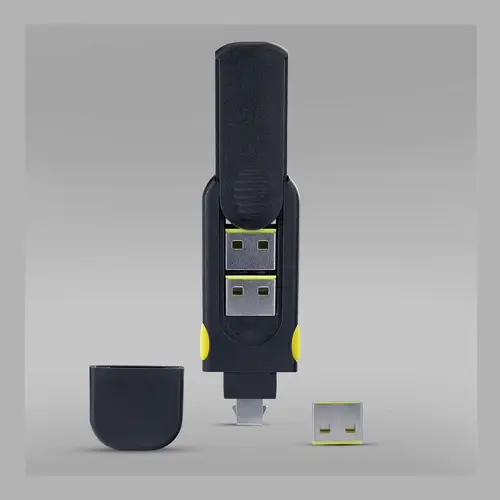 Llave de Bloqueo USB-A - 4 Tapones Antipolvo USB-A con Pestillo - Protectores Guardapolvos de Puerto USB a Presión - Reutilizables - Imagen 7