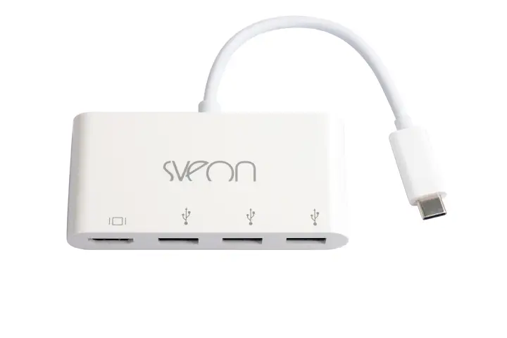SCT502 base para portátil y replicador de puertos USB 3.2 Gen 1 (3.1 Gen 1) Type-C Blanco