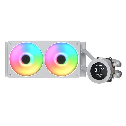 CGR-PSDVARGB-W-240 Procesador Sistema de refrigeración líquida todo en uno 12 cm Blanco - Imagen 1