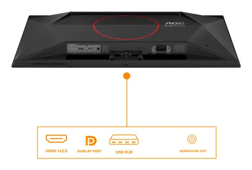 G4 Q27G41ZDF pantalla para PC 67,3 cm (26.5") 2560 x 1440 Pixeles Quad HD QD-OLED Negro, Rojo - Imagen 3