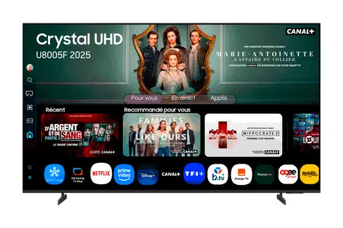 TU43U8005FU 109,2 cm (43") 4K Ultra HD Smart TV Wifi Negro - Imagen 1