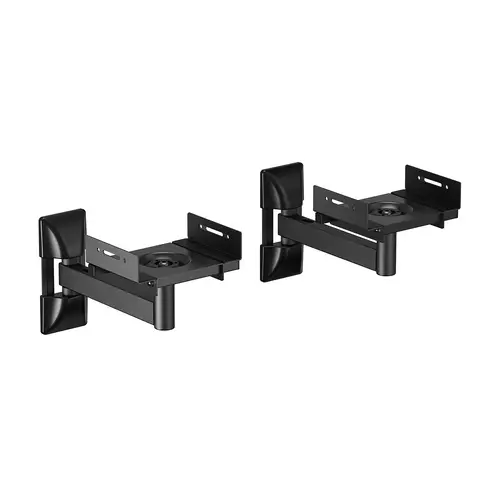Soporte Universal De Pared Giratorio E Inclinable Para Altavoces, Negro - Imagen 1