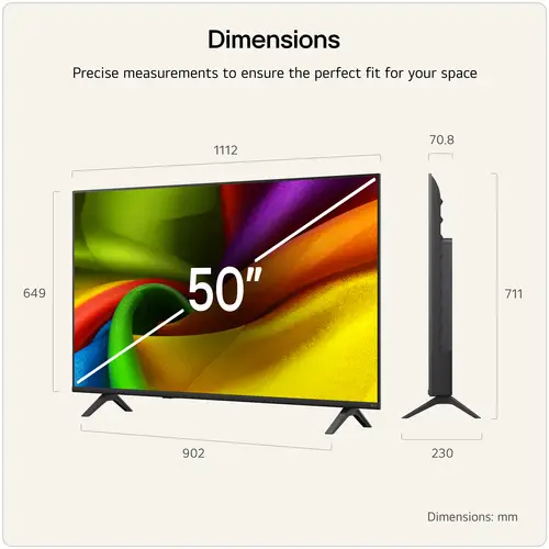 50NU850B6LA.AEK Televisor 127 cm (50") 4K Ultra HD Smart TV Wifi - Imagen 3