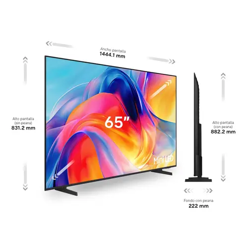 TV 65" Mini LED M73H 4K Vision AI Smart TV 2026 - Imagen 9