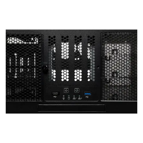 4U 19? UK 4329 USB Type C Estante Negro, Plata - Imagen 7