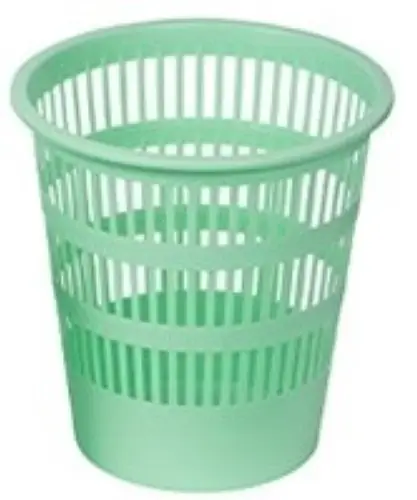 PAPELERA FAIBO REJILLA 12 L PASTEL VERDE