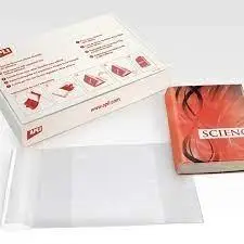 APLI FORRO DE LIBROS CON SOLAPA AJUSTABLE PP 295MM -CAJA 100U-