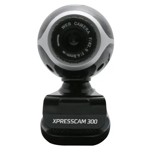 Xpresscam300 cámara web 8 MP 1920 x 1080 Pixeles USB 2.0 Negro, Plata - Imagen 2