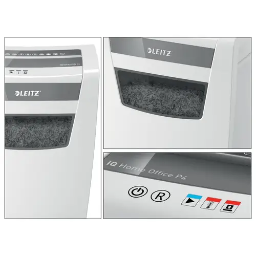 IQ Home Office P-4 triturador de papel Corte en partículas 22 cm Blanco - Imagen 6