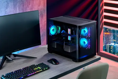CAJA MICRO-ATX SEMITORRE FSP S380 RGB NEGRA 3 FANS - Imagen 12