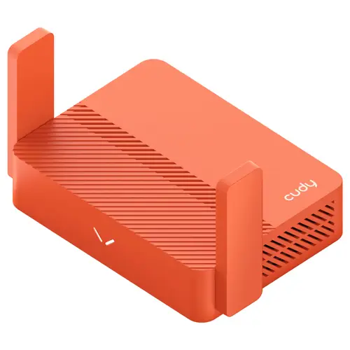 AC1200 router inalámbrico Ethernet rápido Doble banda (2,4 GHz / 5 GHz) Naranja - Imagen 2