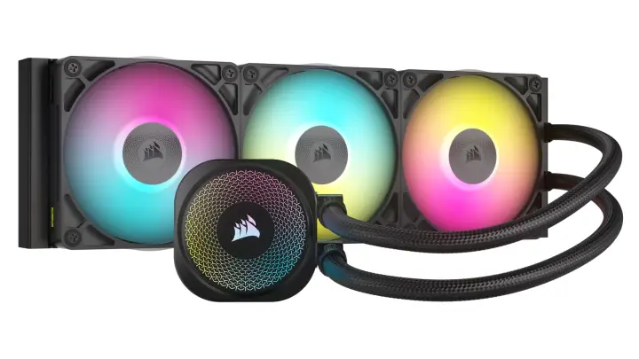 iCUE LINK TITAN RX RGB Procesador Sistema de refrigeración líquida todo en uno 12 cm Negro 1 pieza(s)
