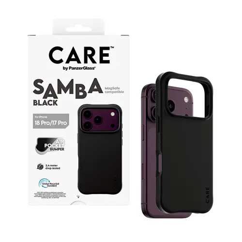 CARE by ® Samba Case Black w. MagSafe iPhone 18 Pro | 17 Pro funda para teléfono móvil Negro - Imagen 5