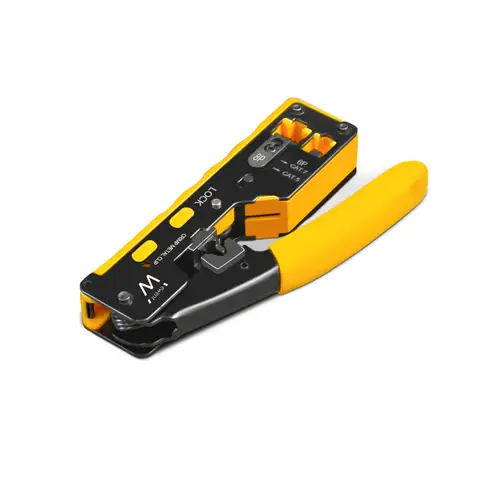 EW9006 crimpadora Herramienta para prensar Negro, Amarillo - Imagen 1