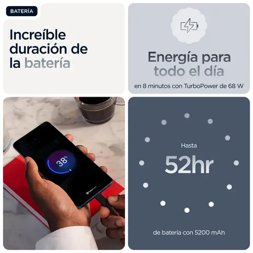 edge 60 fusion 16,9 cm (6.67") SIM doble Android 15 5G USB Tipo C 8 GB 256 GB 5200 mAh Gris - Imagen 19