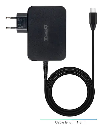 Cargador de portátil GAN USB-C PD 100W, Negro - Imagen 2