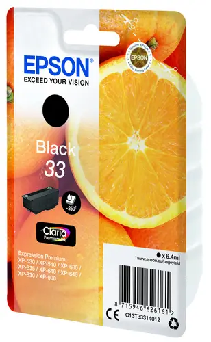 Oranges Singlepack Black 33 Claria Premium Ink - Imagen 4