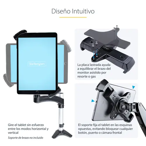 TABLET-VESA-ADAPTER soporte Soporte pasivo Tablet/UMPC Negro - Imagen 14