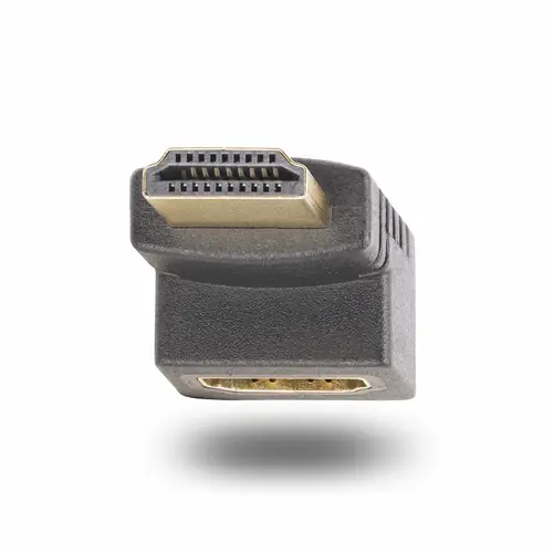 Adaptador HDMI 2.0 Acodado Hacia Arriba - Macho a Hembra - Adaptador HDMI en Ángulo Recto - Ahorrador de Puertos HDMI de Alta Velocidad 4K 60Hz - Imagen 1