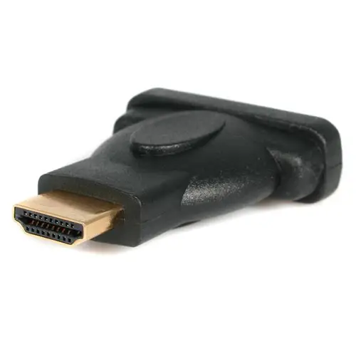 Adaptador HDMI a DVI - DVI-D Hembra - HDMI Macho - Conversor - Negro - Imagen 2