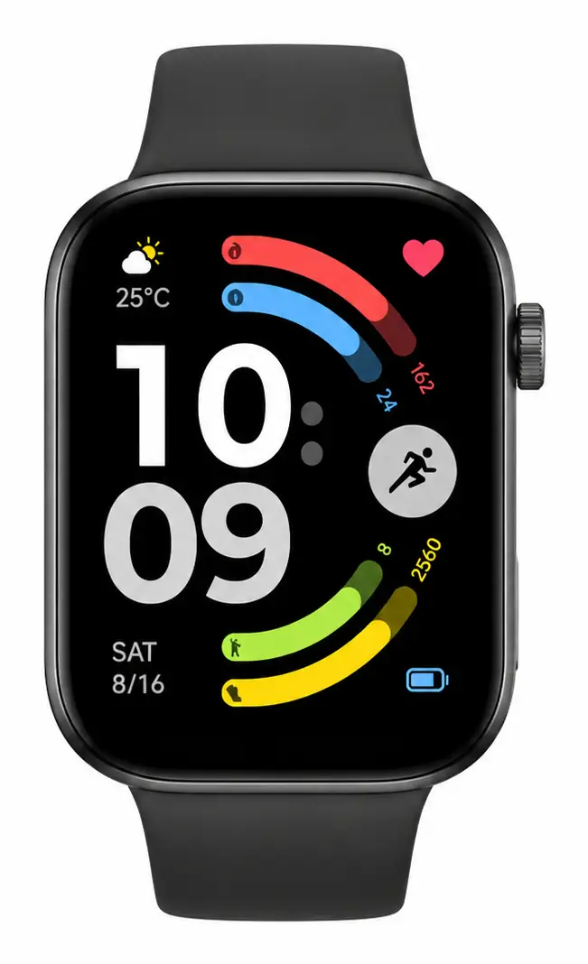 Redmi Watch 6 5,26 cm (2.07") AMOLED 46 mm Digital 432 x 514 Pixeles Pantalla táctil Negro GPS (satélite)